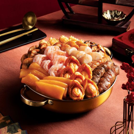 [電子換領券]美心中菜 - 粵式矜貴【鮑‧參‧花膠‧福滿盆菜】(6位用) CR-26CNY-MXPC02