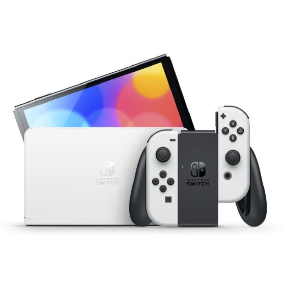 (實體遊戲機電子換領券)  Nintendo Switch (OLED Model) 白色
