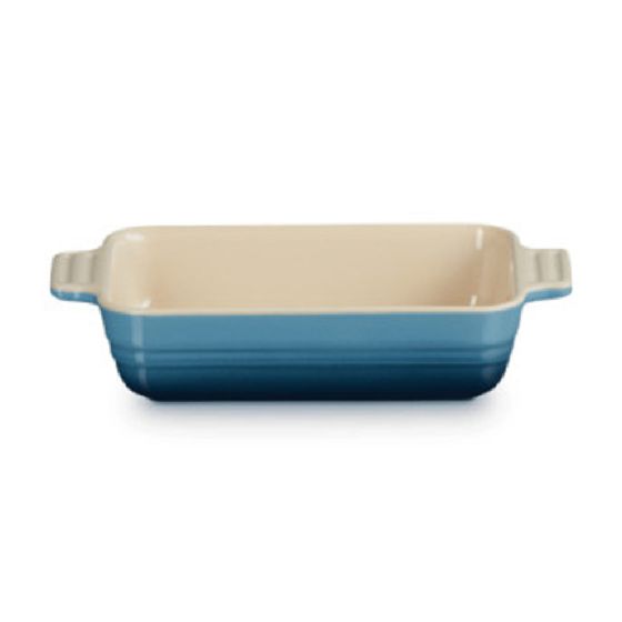 Le Creuset 陶瓷長方形焗盤 18cm (Marine) CR-61103185360006