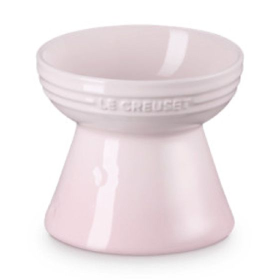 Le Creuset 陶瓷高身寵物碗 380ml (Shell Pink) CR-81405387770009
