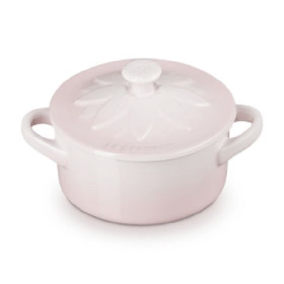 Le Creuset 迷你陶瓷太陽花造型小鍋子250ml (Ck S Pink) CR-81901107771203
