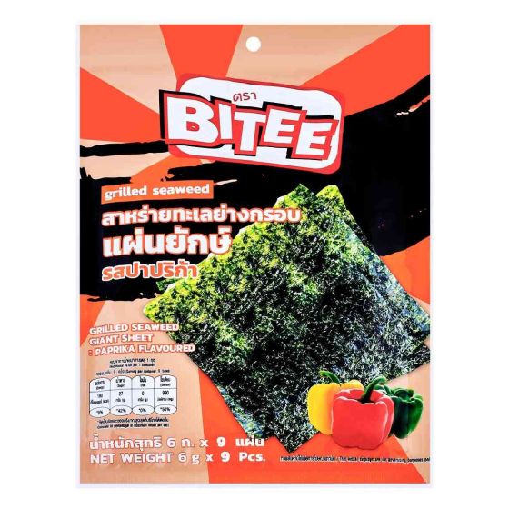 [電子換領券] Big C - BITEE 紫菜 - 辣椒味 6g x 10 CR-BC-8859398100951