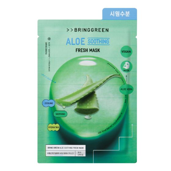 Bring Green - 3盒裝 - 蘆薈薄荷保濕舒敏面膜 [10片] CR-CBG02750