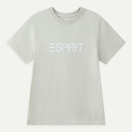 (電子換領券) Esprit 水洗 Logo T 恤 (米白色
