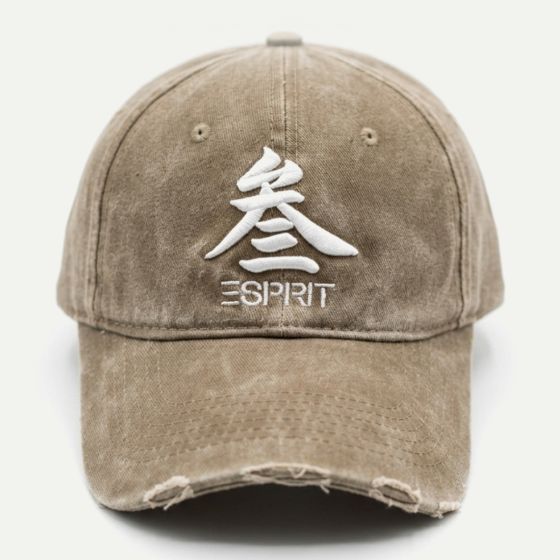 (電子換領券) Esprit「叁」水洗破損棒球帽 (米色) EUCP0461 CR-EUCP0461EU0F