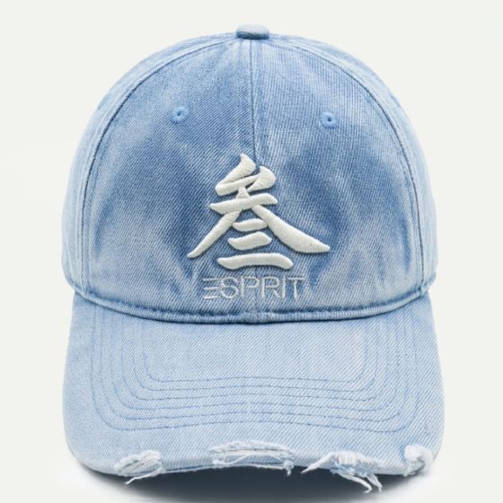 (電子換領券) Esprit「叁」水洗破損棒球帽 (淺藍色) EUCP0461 CR-EUCP0461LBU0F