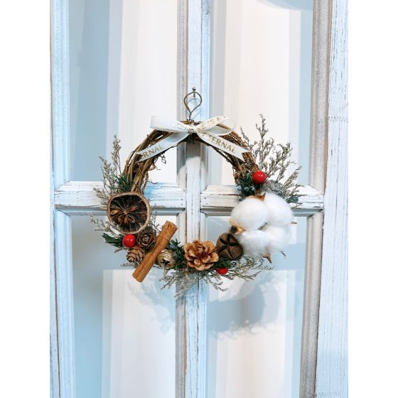 Flowery Forest - 聖誕保鮮花工作坊-聖誕樹燈座