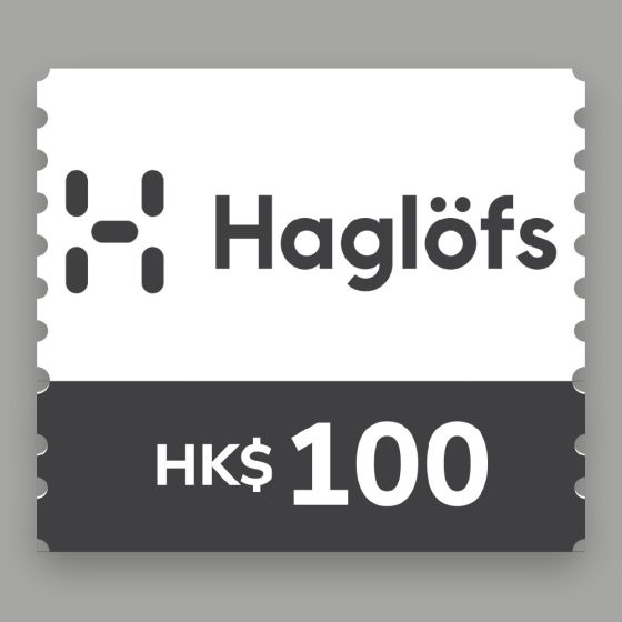 Haglöfs 電子現金劵 - HK$100 CR-HaglofseVHKD100