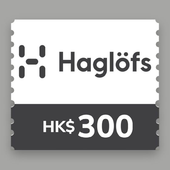Haglöfs 電子現金劵 - HK$300 CR-HaglofseVHKD300