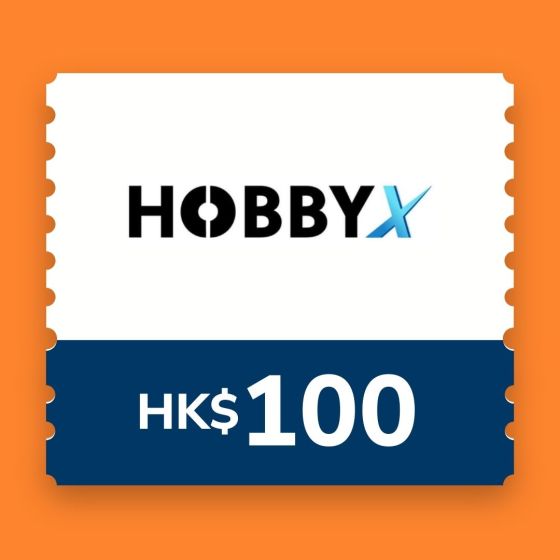 HobbyX - HK$100 - 電子現金禮劵 CR-HBXEV100