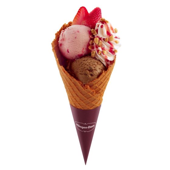 Häagen-Dazs™ 雙球鮮果華芙筒電子禮券 (只限外賣)