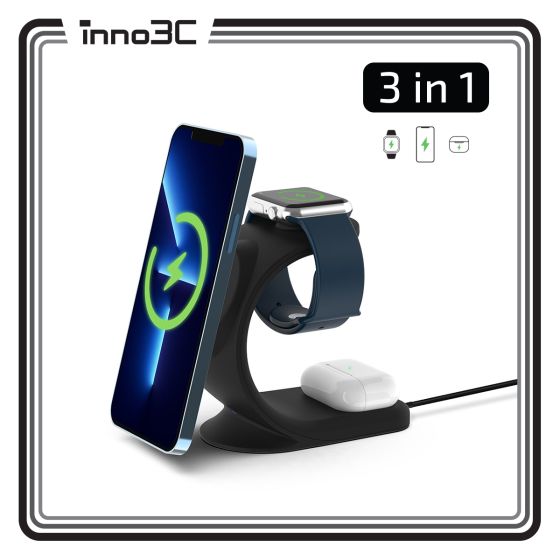 i-MC3 3 in 1 Magdock 無線充電座 (黑色/白色) CR-i-MC3_ALL