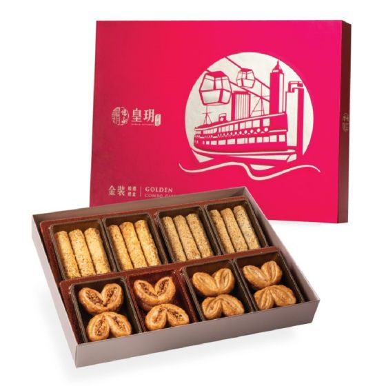 (電子換領券) 皇玥 - 金裝精選禮盒(蝴蝶酥+蛋卷) CR-IP-CSAD0025