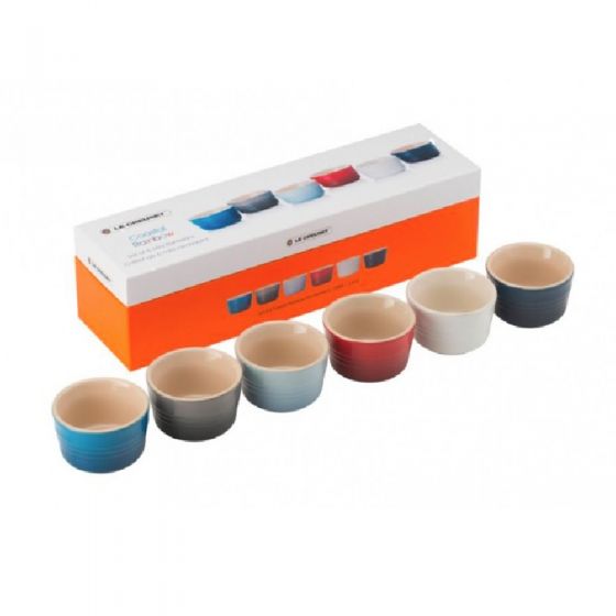 Le Creuset 迷你陶瓷小鍋子6件裝 CR-LC-Mini6