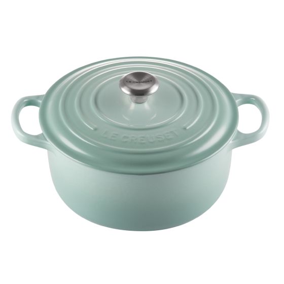 Le Creuset 圓形琺瑯鑄鐵鍋 (22厘米) (Sage) CR-LC-RFO22-SA