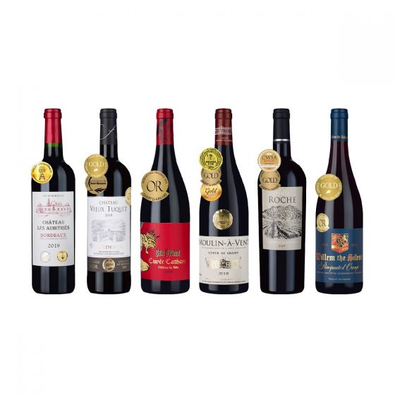 樂事會 – 獲獎法國紅酒套裝6支 CR-LDW-014