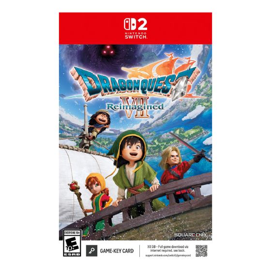 [預購] Nintendo - NS2《勇者鬥惡龍 VII Reimagined》遊戲軟件 (鑰匙卡) (標準版)(實體遊戲電子換領券) CR-LGS_NS2_011