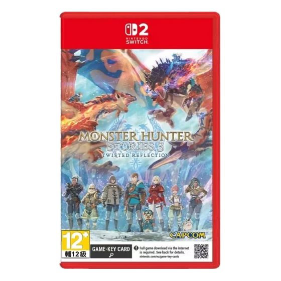 Nintendo - NS2 《魔物獵人物語3 ～命運雙龍～》日文封面 遊戲軟件 (鑰匙卡)(標準版) (實體遊戲電子換領券) CR-LGS_NS2_019