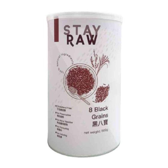 Stay Raw - 天然穀物粉(黑八寶) 500克(只限荃灣及杏花邨店領取) CR-LKH-StayR01
