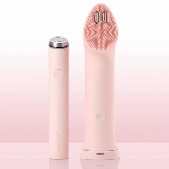 Medicube - AGE-R Booster Cleanser + Booster Pro mini plus [粉紅色 / 米色]