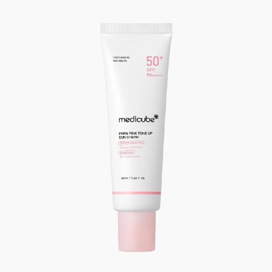 Medicube - PDRN粉紅亮澤防曬霜 50ml CR-ME_PDRN_SUNCREAM
