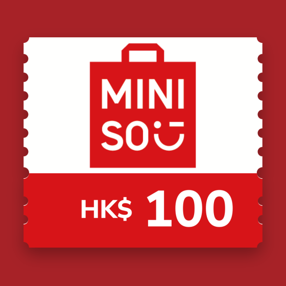 名創優品 100元禮券