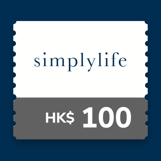 simplylife $100 電子飲食禮券