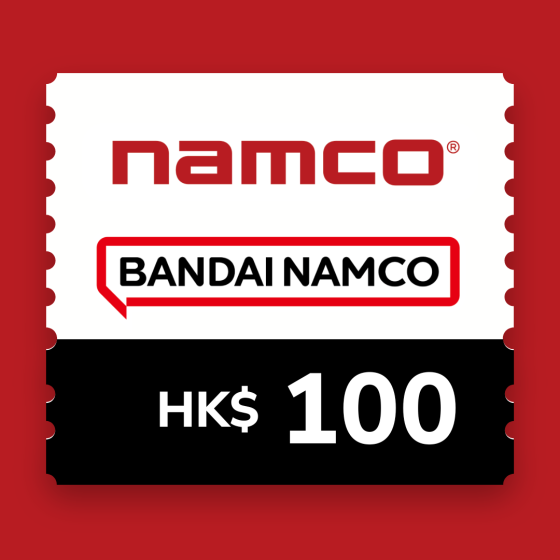 Namco HK$100 電子遊戲金幣換領券