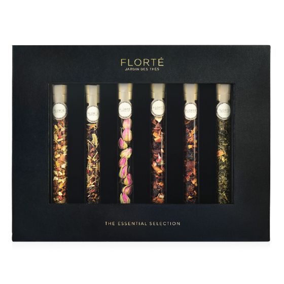 [電子換領券] Florté - 試管裝茶葉禮盒(6支裝) (黑色包裝) CR-NT4897004340685