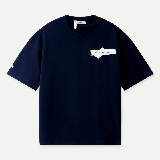 (電子換領券) ESPRIT X MR NOBODIES 圖案 T 恤 (海軍藍