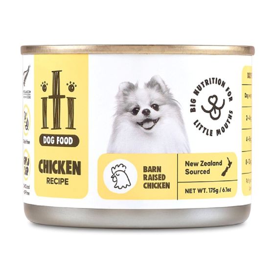 [電子禮券] ITI (紐西蘭品牌) - 天然無穀物 (雞肉)狗主食罐175g CR-PETLINE-TC009