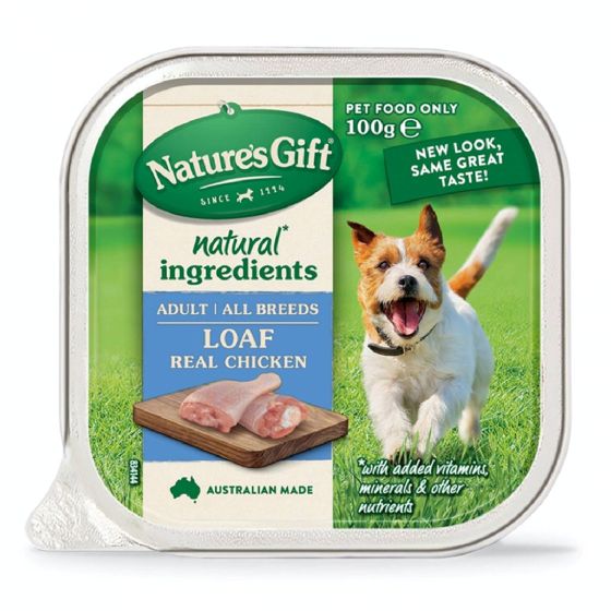 [電子禮券] Natures Gift (澳洲品牌) - 天然主食餐盒(雞) 100g CR-PETLINE-TC013