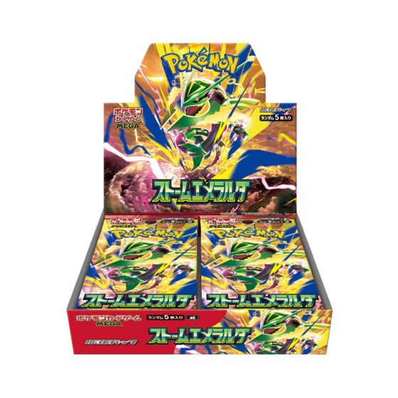 【日版原封膜】Pokemon 寶可夢集換式卡牌 M6 -「綠寶石風暴」- 擴充包-1盒 CR-PTCGJ-M6