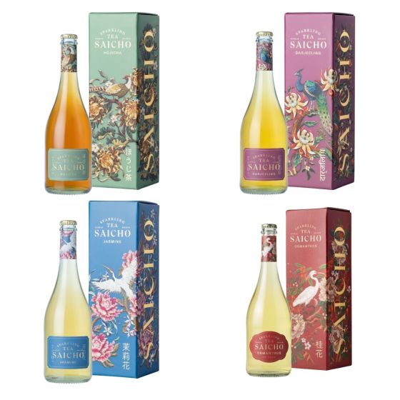 Saicho - 750毫升 氣泡茶單支連禮盒 CR-SC-750-All
