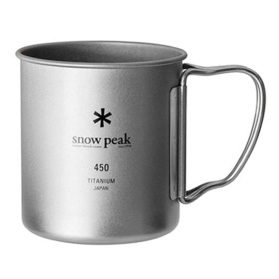 Snow Peak - 鈦金屬單層杯450ml CR-SNP-SGW-MG-143