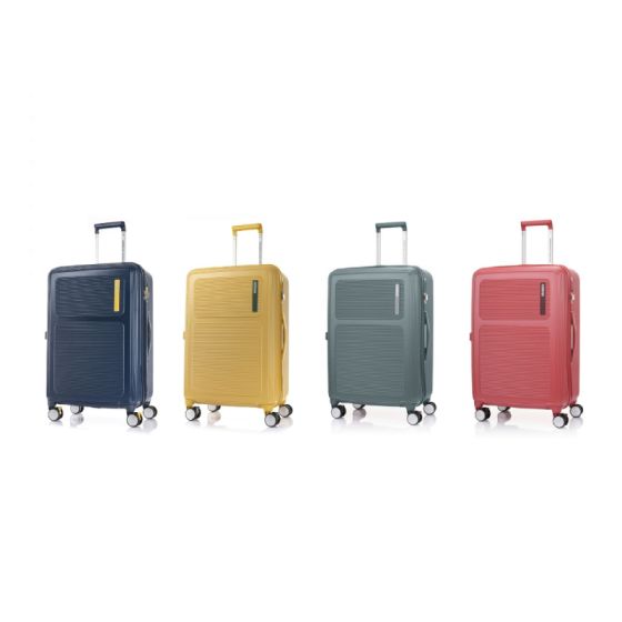 American Tourister - MAXIVO 行李箱 (55/68/79厘米) TSA (深藍色/森林綠色/琥珀黃色/紅色) CR-SS-HO2-all