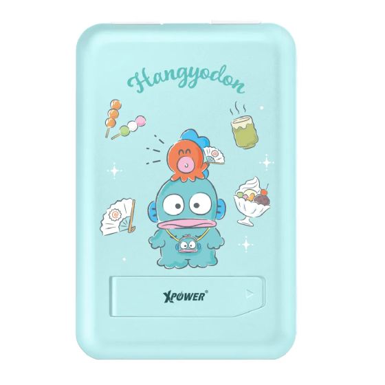 XPower x Sanrio M10C+ 6合1 10000mAh多功能迷你20W PD3.0+ 磁吸無線快充移動電源 [Hangyodon] CR_XP_M10C_6-1_HY