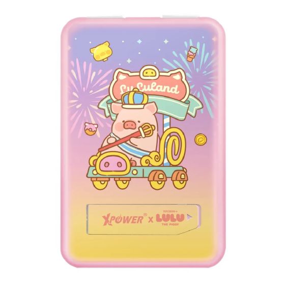 XPower x Sanrio M10C+ 6合1 10000mAh多功能迷你20W PD3.0+ 磁吸無線快充移動電源 [LuLu] CR_XP_M10C_6-1_LU
