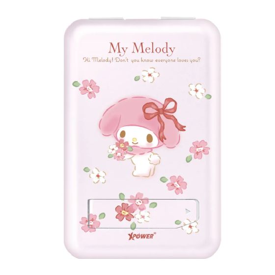 XPower x Sanrio M10C+ 6合1 10000mAh多功能迷你20W PD3.0+ 磁吸無線快充移動電源 [My Melody] CR_XP_M10C_6-1_MM