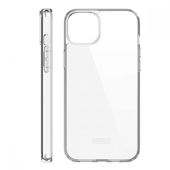 DIREACH iPhone 14 Plus 薄型雙料手機保護殼 (透明)