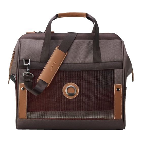 Delsey - Chatelet Air 2.0 寵物手提包 (棕色 / 安哥拉白) DE-001676170_ALL