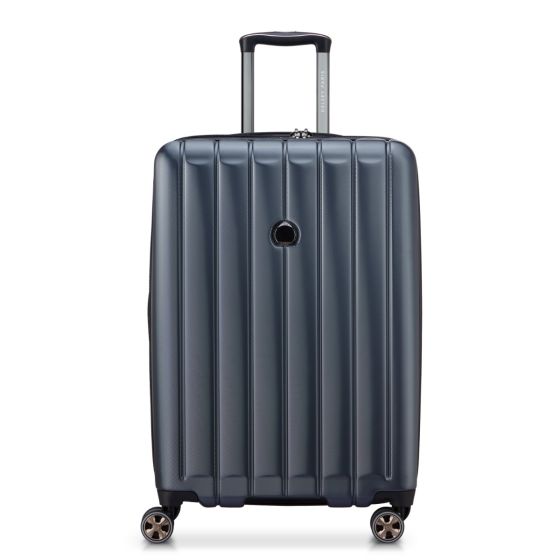 [預購]Delsey - Longitude 69 CM雙排萬向輪可擴展行李箱 - 炭灰色 [預計送貨時間8月10日前]