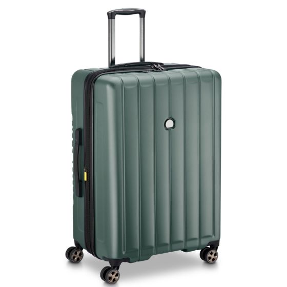 Delsey Longitude 76 CM  雙排萬向輪可擴展行李箱 - 綠色