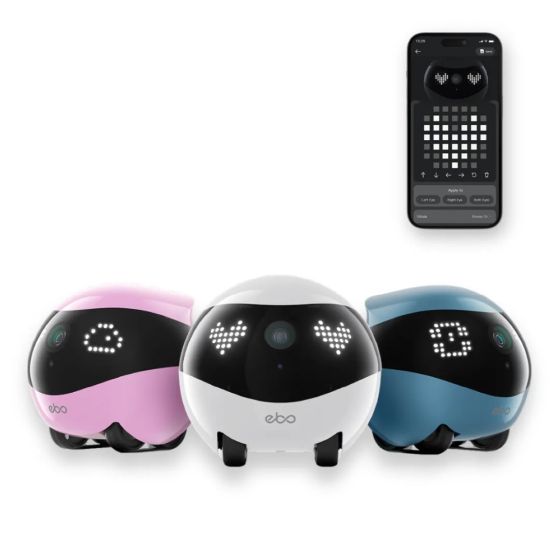 Enabot - EBO Air 2 寵物互動機械人 [白色/藍色/粉紅色] EBOAIR2_ALL