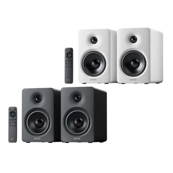 Edifier M90 2.0 Compact Active Speaker - Bluetooth/ HDMI eARC/ Optical/ USB-C/ AUX (Black/White)