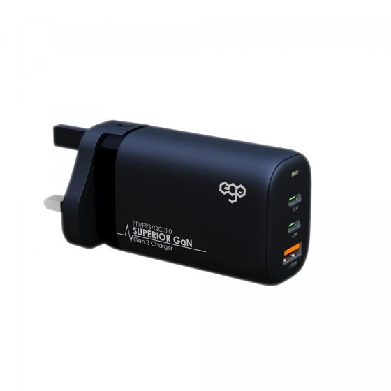 EGO - SUPERIOR GaN 65W 3 USB 充電器 EGO-A2018