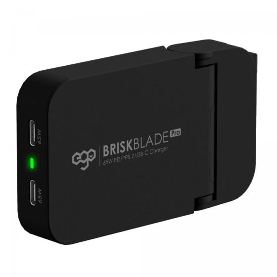 EGO - 65W 刀鋒 Brisk Blade Pro氮化鎵摺疊 (黑色/白色) EGO_BB65_ALL