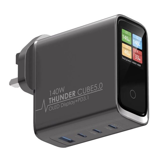 EGO - 140W THUNDER CUBE 5 OLED 充電器 LP-140W-3C1A-UE EGO_LP140W3C1A