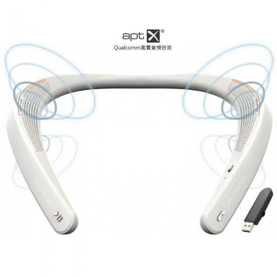 EM-Tech - My Theater 穿戴式藍牙揚聲器 - Dongle版 - 藍牙傳輸器 - 白色 EM-W100UWH_B