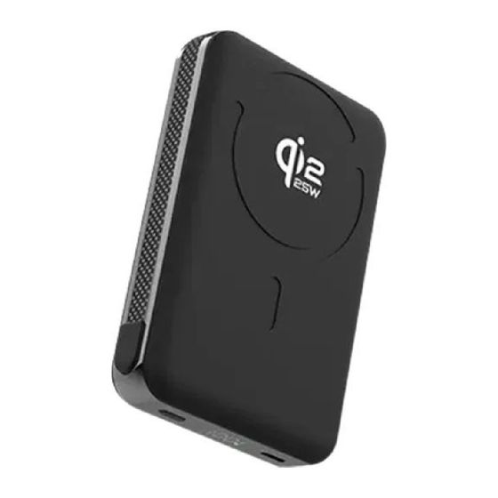 [3C CCC認證] EyeMega - EM-M02B Qi2.2磁吸無線行動電源 [黑色 / 藍色] EM_M02B_ALL